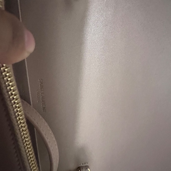 Saint Laurent Classic Monogram Kate YSL Small Tassel Pale Pink Leather 452159 - Picture 5 of 10